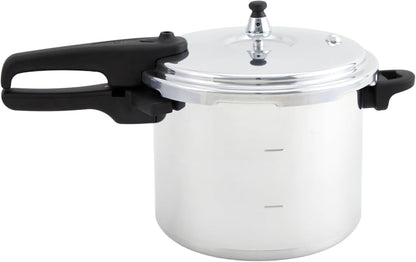 7 Quart Stovetop Aluminum Presure Cooker with Safety Valves for Risk-Free Opening1