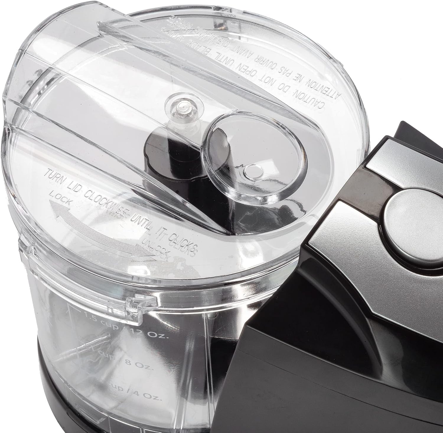 1-5-cup-electric-mini-food-chopper-vegetable-fruit-cutter-premium-stainless-steel-blades-with-safety-lock-cover-one-step-touch-button-non-skid-rubber-feet-black