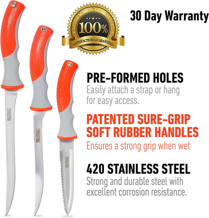 Wild Fish 6-Peice Fish Fillet Set, Multipurpose Set Ideal for Cleaning Fish and Many Other Kitchen Tasks4