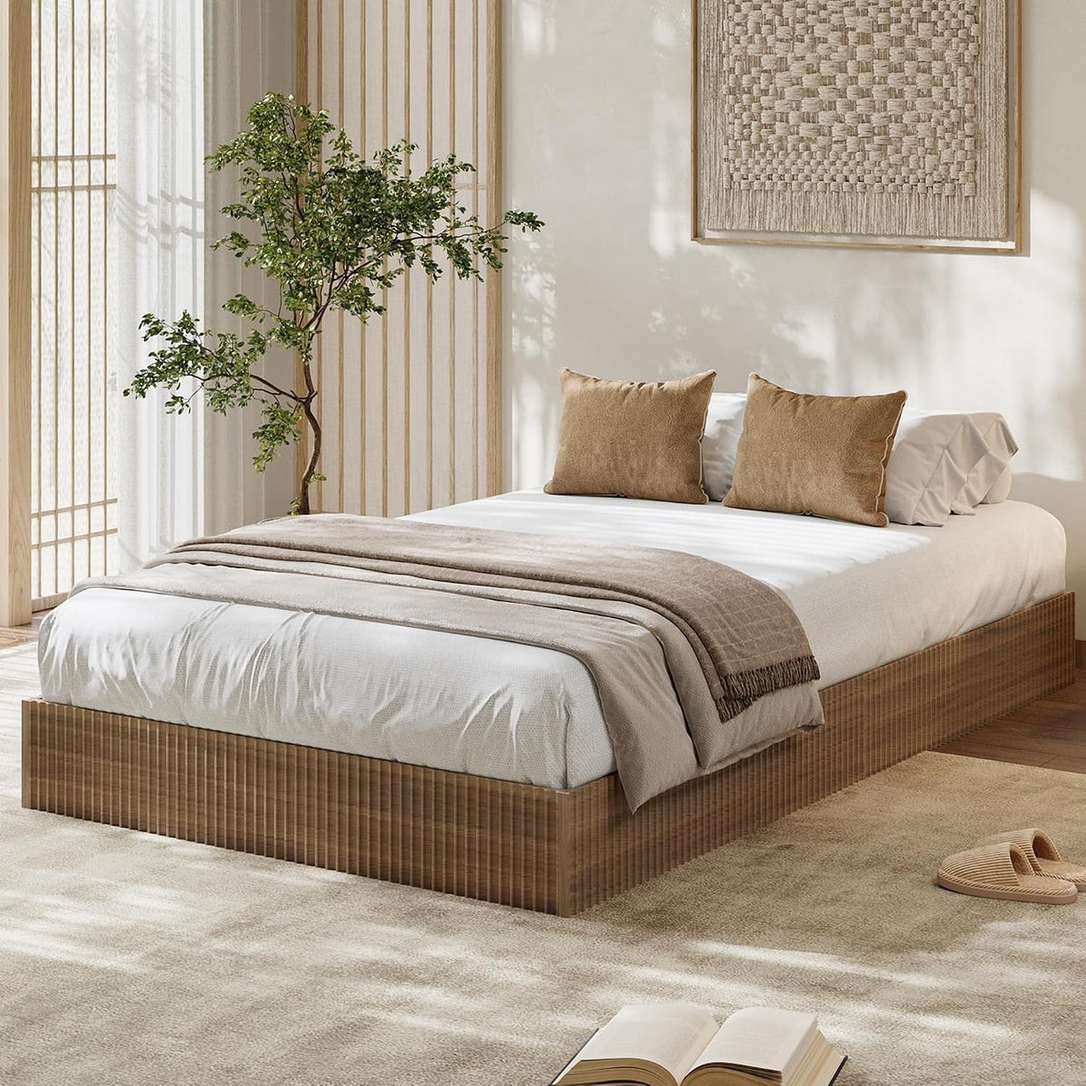 twin-xl-bed-frame-wood-platform-bed-with-fluted-design