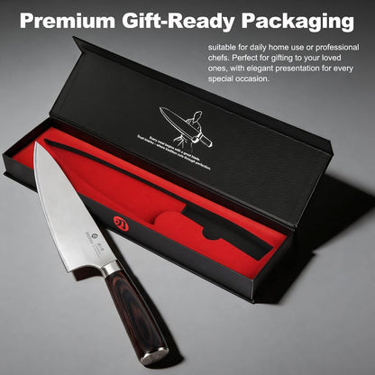 8.5 Inch Pro Chef Knife,Triple-Layer Composite Blade Japanese Knife5