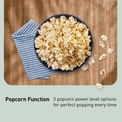 Panasonic NN-SN65KW Microwave Oven with Inverter Technology, 1200W, 1.2 Cu.Ft. Small Genius Sensor One-Touch Cooking, Popcorn Button, Turbo Defrost-Nn-Sn65Kw-(White) | 1.2 Cu.Ft. Small Genius Sensor One-Touch Cooking, Inverter Technology, 1200W, Popcorn Button, Turbo Defrost5