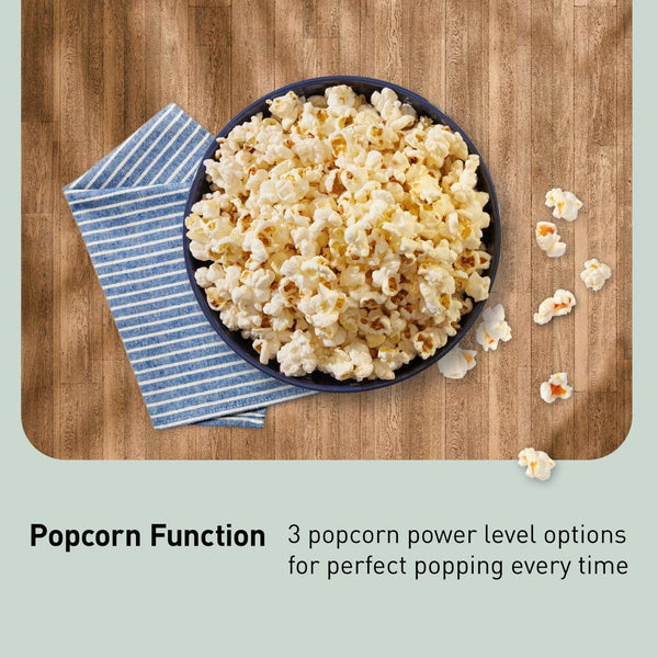 Panasonic NN-SN65KW Microwave Oven with Inverter Technology, 1200W, 1.2 Cu.Ft. Small Genius Sensor One-Touch Cooking, Popcorn Button, Turbo Defrost-Nn-Sn65Kw-(White) | 1.2 Cu.Ft. Small Genius Sensor One-Touch Cooking, Inverter Technology, 1200W, Popcorn Button, Turbo Defrost5