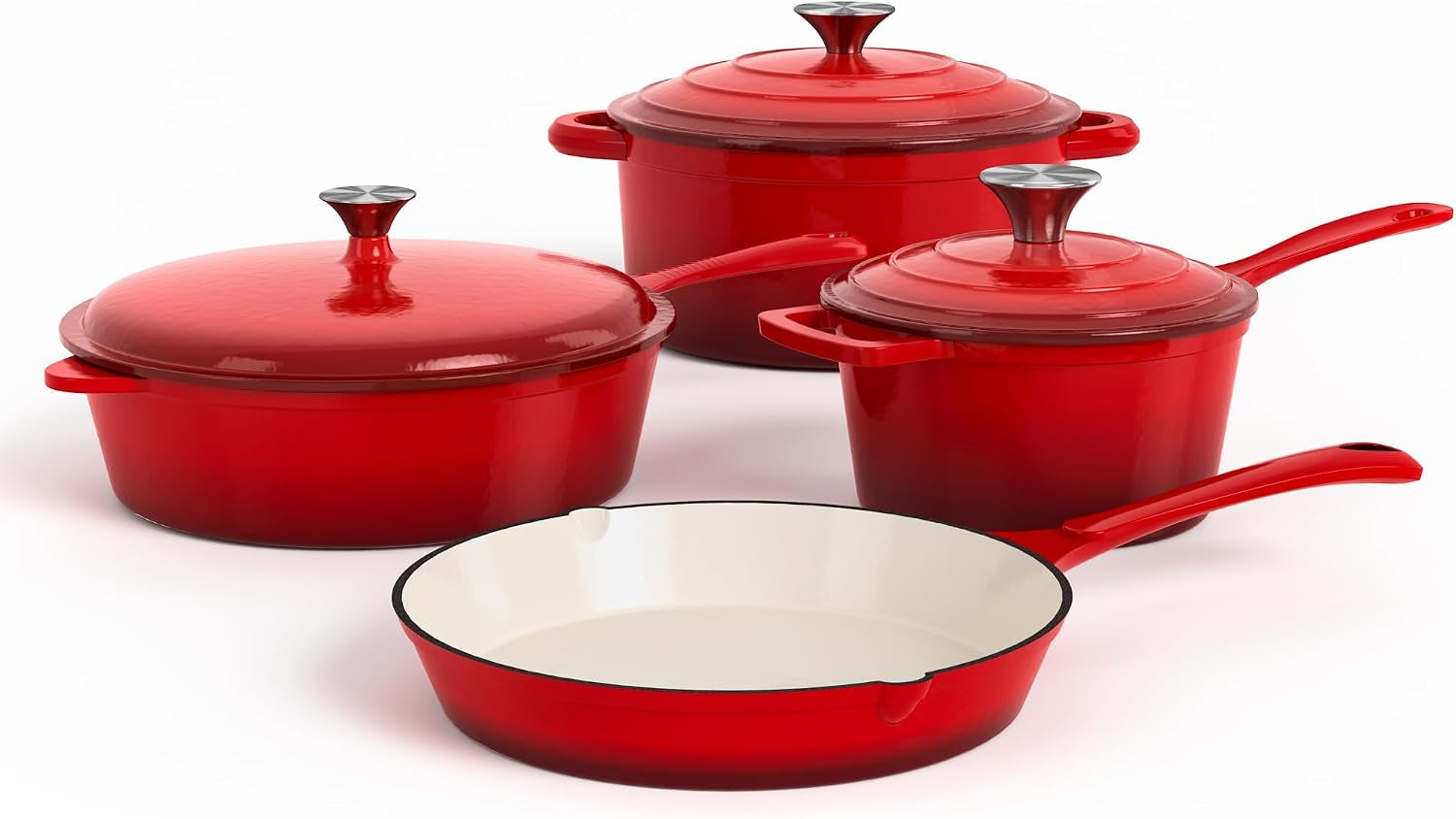 enameled-cast-iron-cookware-set-7-piece-induction-dutch-oven-set-with-lid-red-pots-and-pans-set-nonstick-pfoa-pfas-free