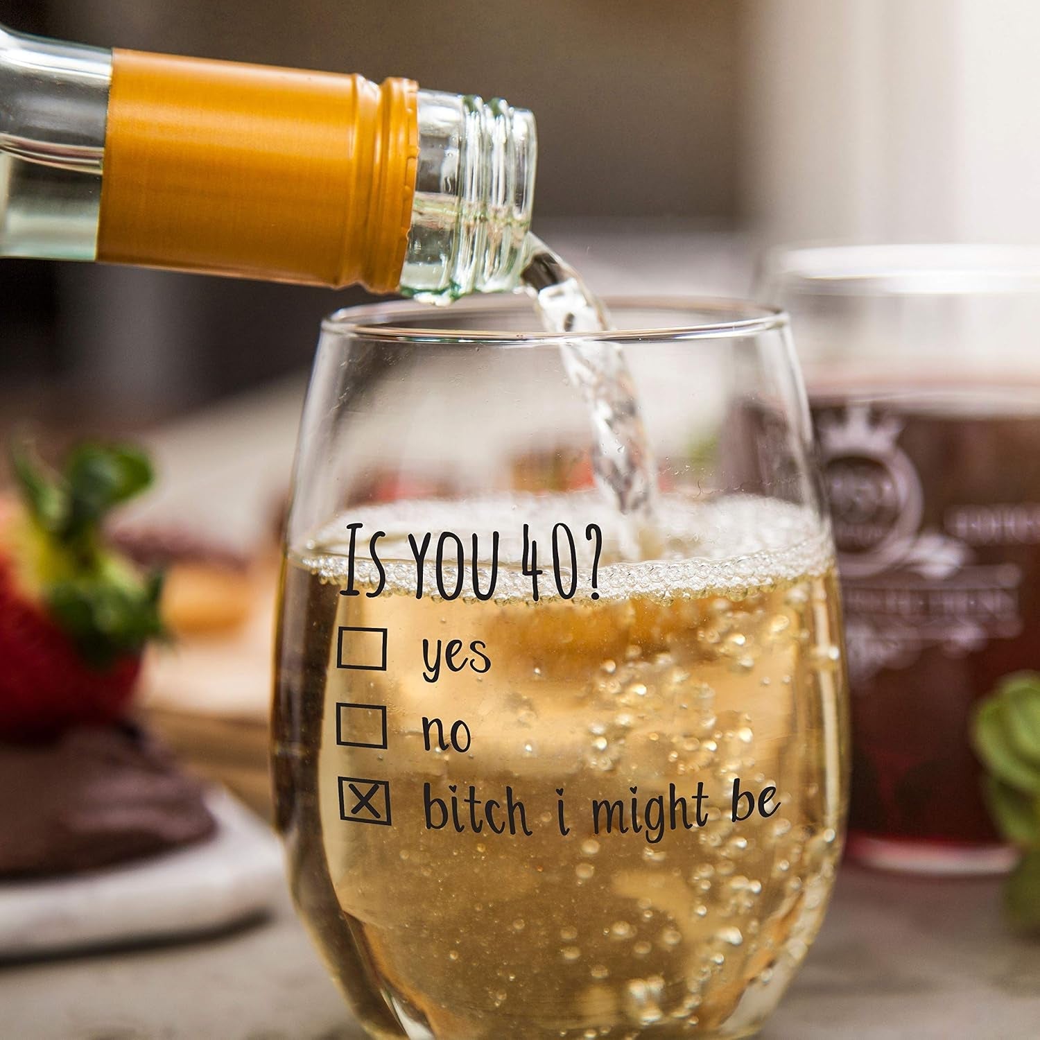 40th-birthday-gifts-for-women-and-men-wine-glass-funny-is-you-40-gift-idea-for-mom-dad-husband-wife-40-year-old-party-supplies-decorations-for-him-her-15oz