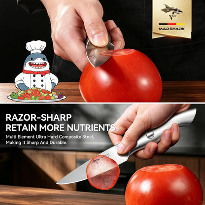 Paring Knife 3.5 Inch Ultra Sharp German Stainless Steel2