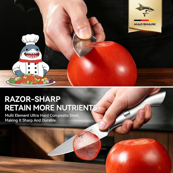 Paring Knife 3.5 Inch Ultra Sharp German Stainless Steel2