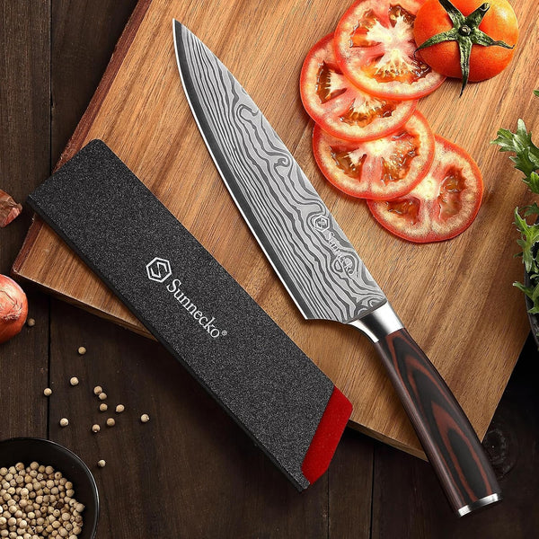 8 Inch Chef Knife - Ultra Sharp Vegetable Kitchen Knife5
