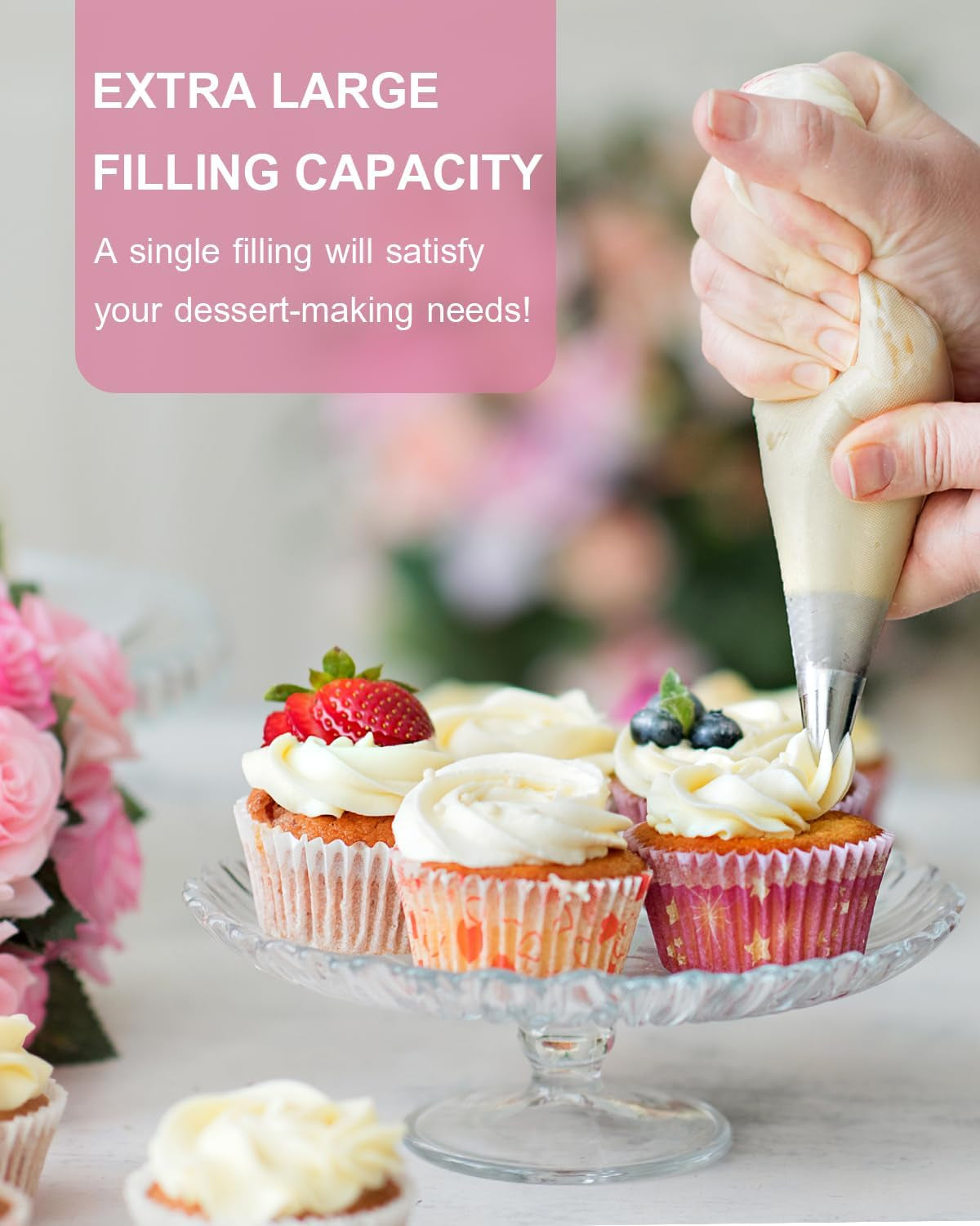 24-inch-extra-large-piping-bags-disposable-100-pieces-icing-bags-tipless-piping-bags-thickened-pastry-bags-non-slip-anti-burst-frosting-piping-bags-for-cakes-cookies-decoration