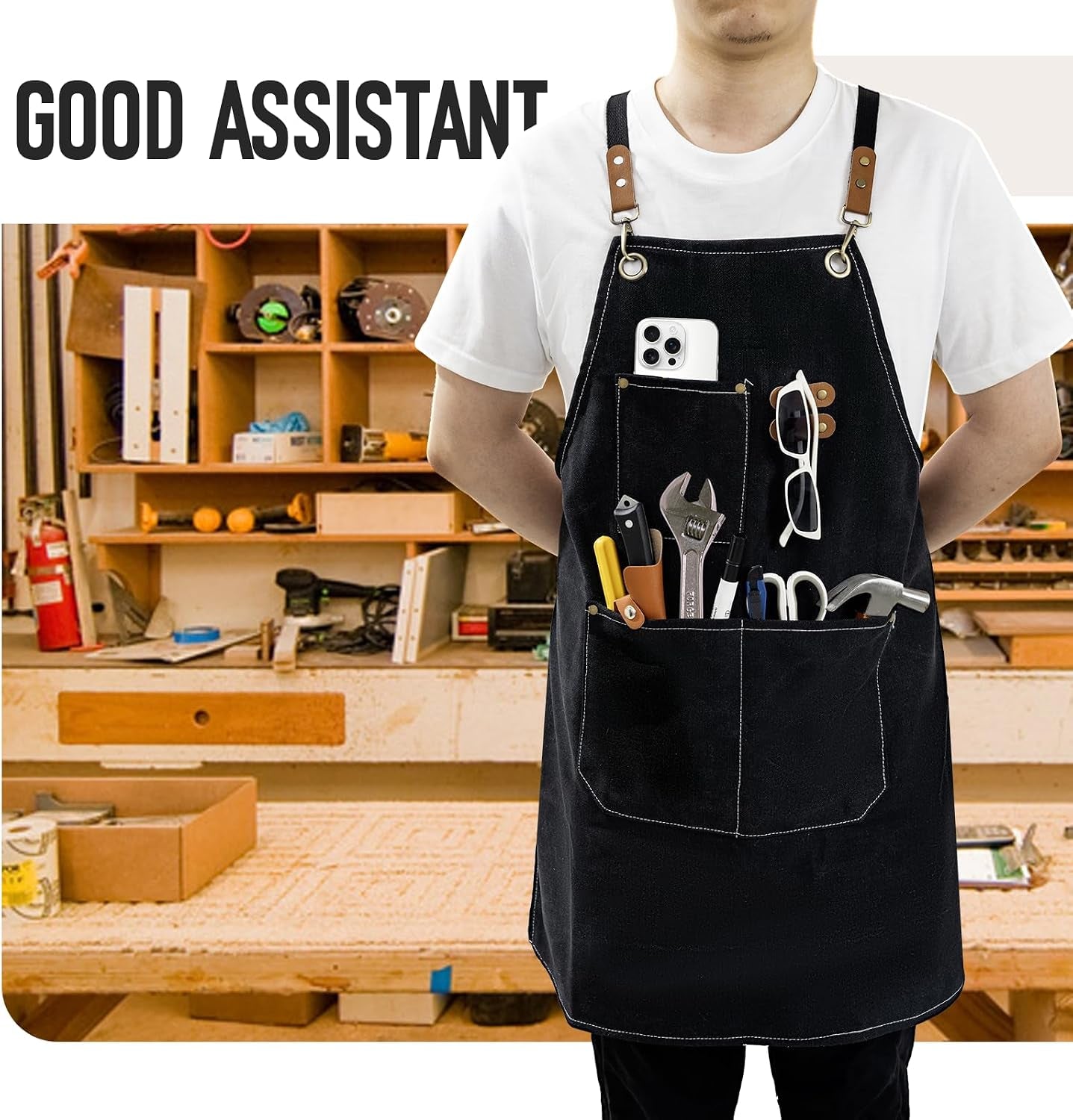 aprons-for-women-men-with-large-pockets-waterproof-cotton-chef-aprons-for-cooking-server-grilling-bbq-kitchen