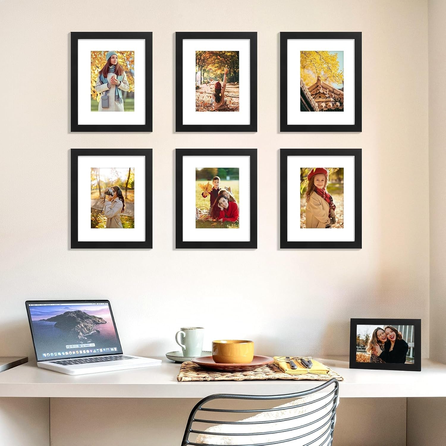 8x10-picture-frame-fits-5x7-photos-with-mat-black
