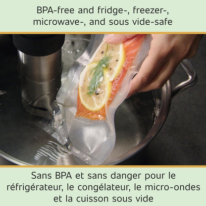Foodsaver Custom Length Vacuum Sealer Bags Multipack, 5 Count Rolls for Airtight Food Storage and Sous Vide - Compatible with Foodsaver, 8 (2 Pack) and 11 (3 Pack)6