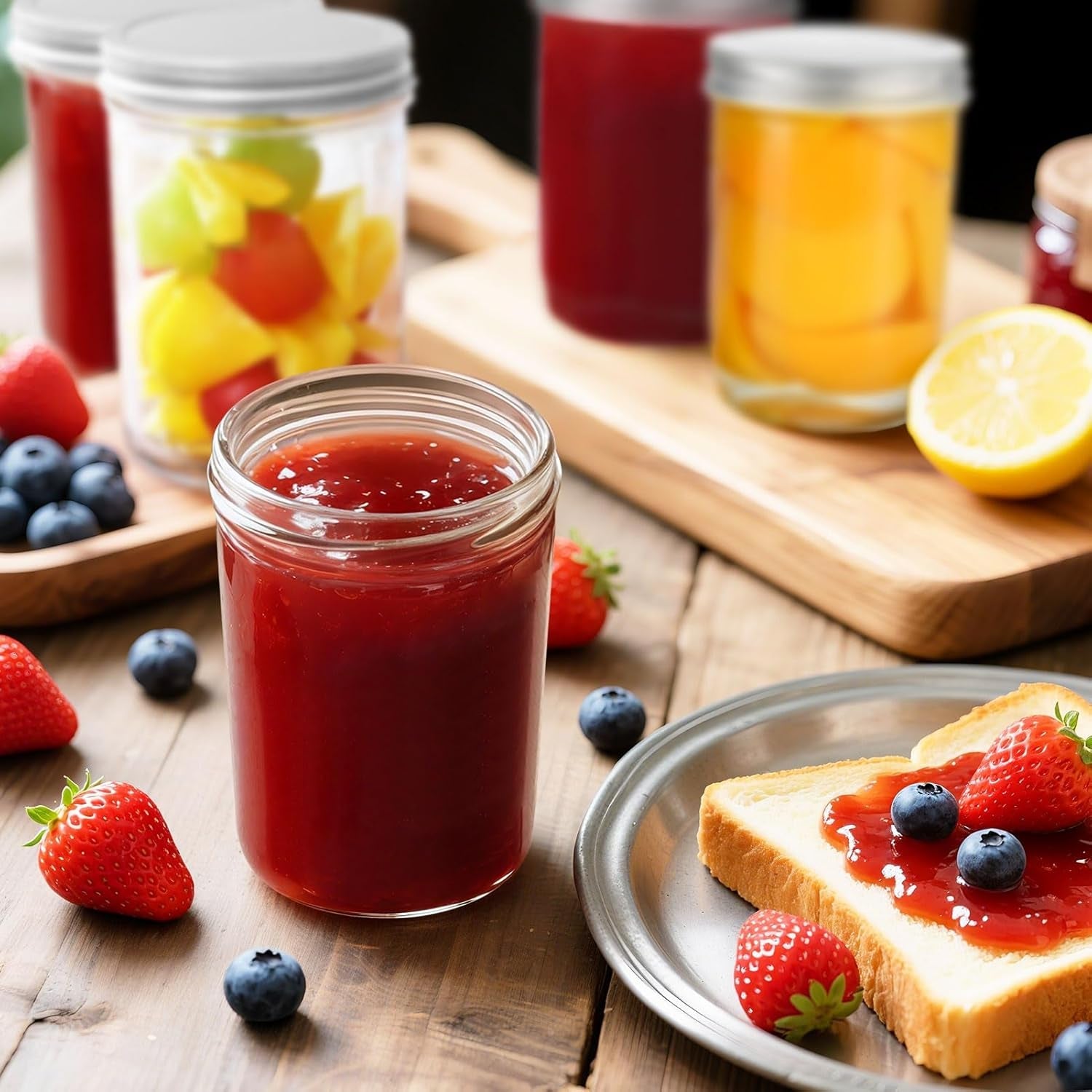 2-pack-wide-mouth-mason-jars-16oz-airtight-glass-canning-jars-for-food-storage-meal-prep-overnight-oats-pickling-salad-wedding-favors-leak-proof-lids
