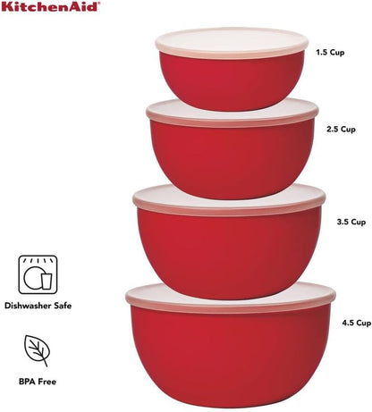 Kitchenaid Prep Bowls with Lids, Set of 42