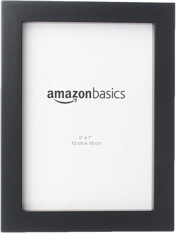Rectangular Picture Frame Set for Wall Hanging or Tabletop Display, 5 X 7 In, Black, Horizontal and Vertical Formats, 5-Pack2