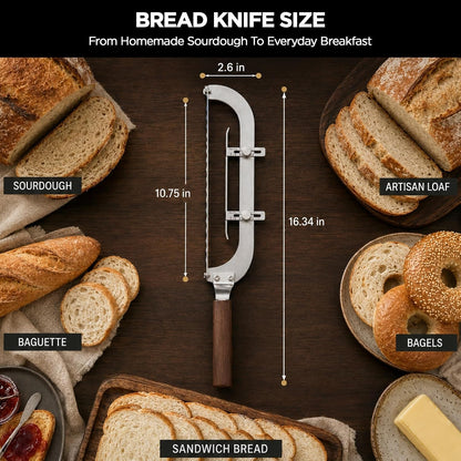 Upgrade Bread Knife for Bread, Adjustable 6 Thickness, 420 Stainless Steel5