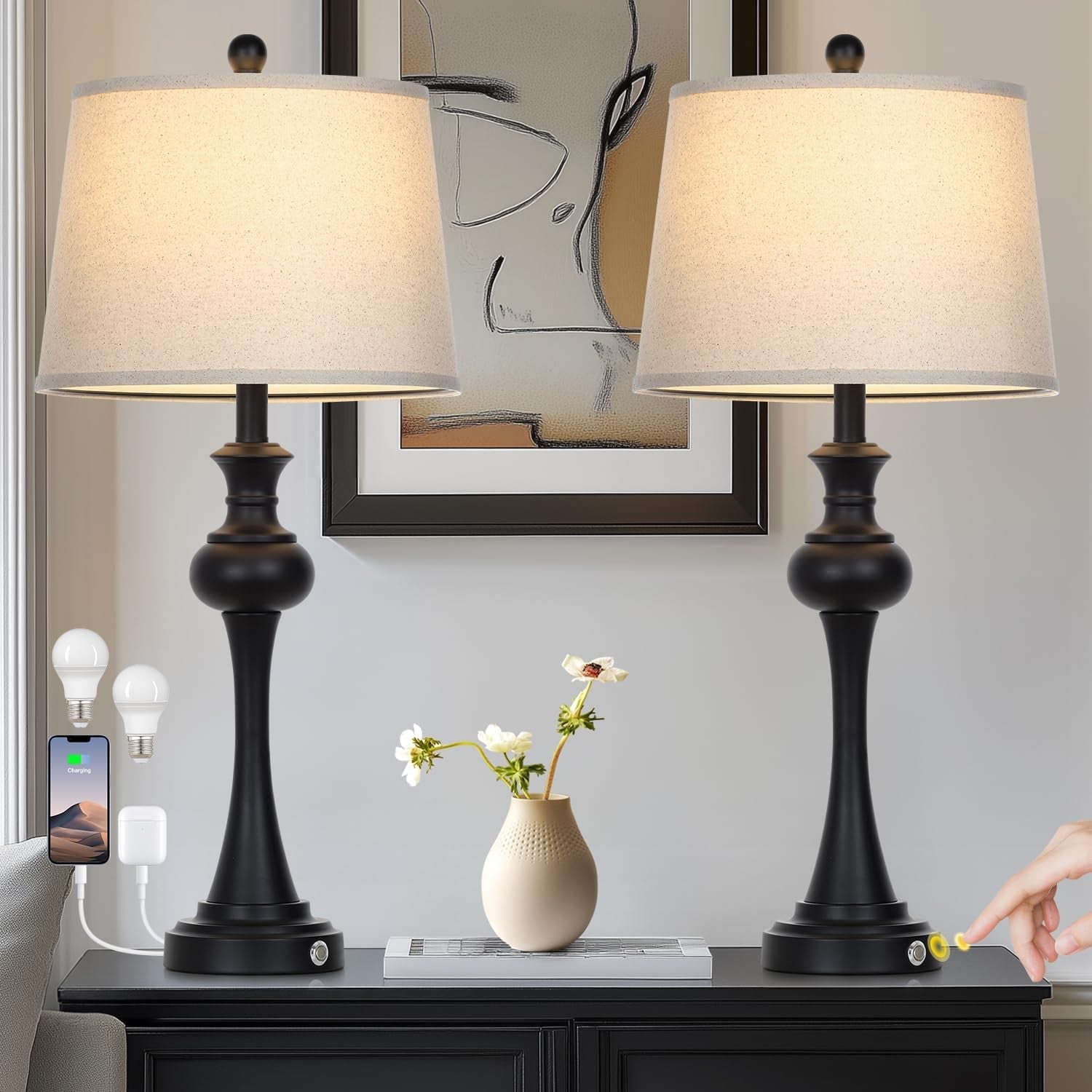 28-75-3-way-touch-control-modern-table-lamp-set-of-2-for-living-room-bedside-lamp-with-usb-a-c-ports-mid-century-black-table-lamps-nightstand-lamps-set-beige-fabric-shade-vintage-accent-style