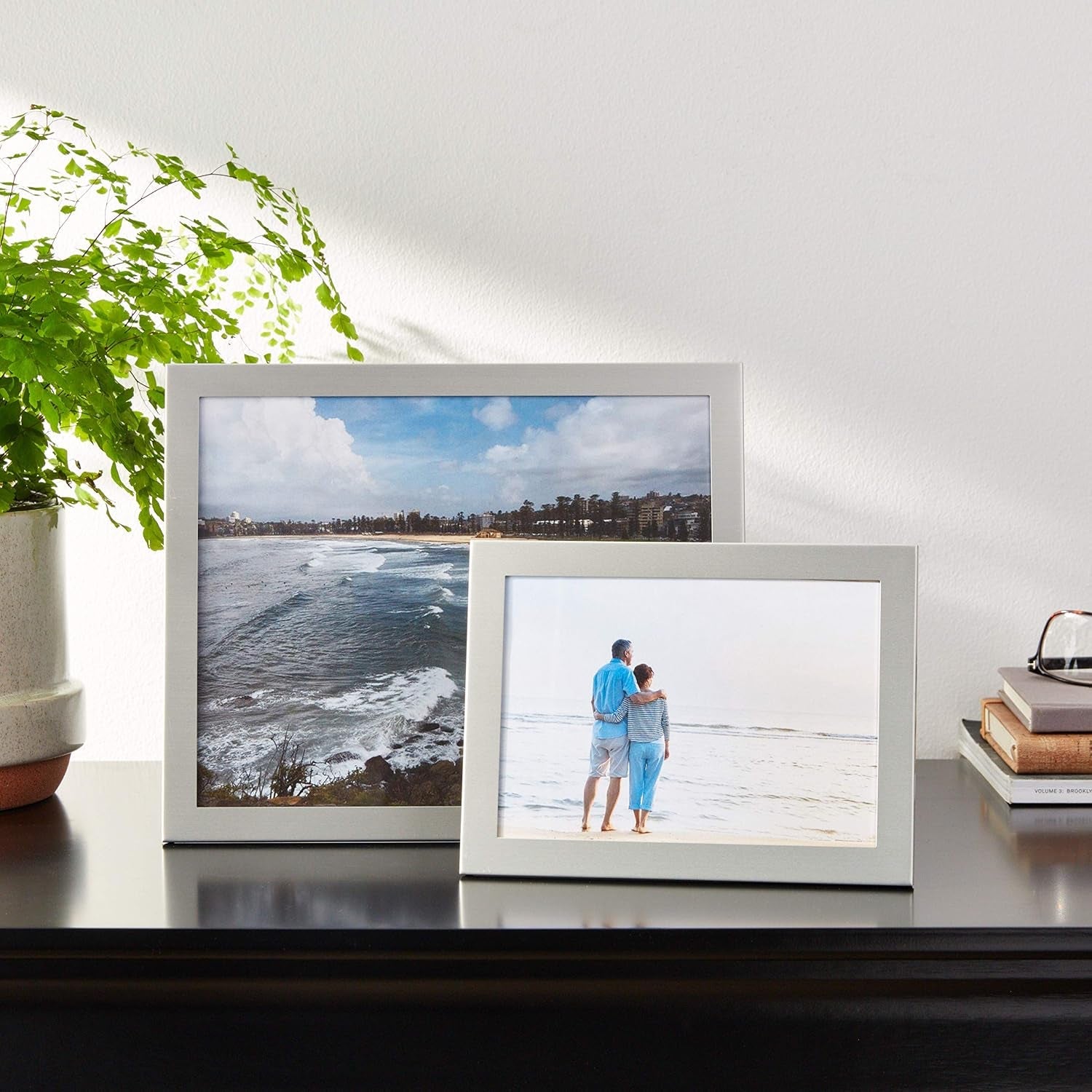 brushed-silver-5-by-7-metal-picture-frame-brushed-silver