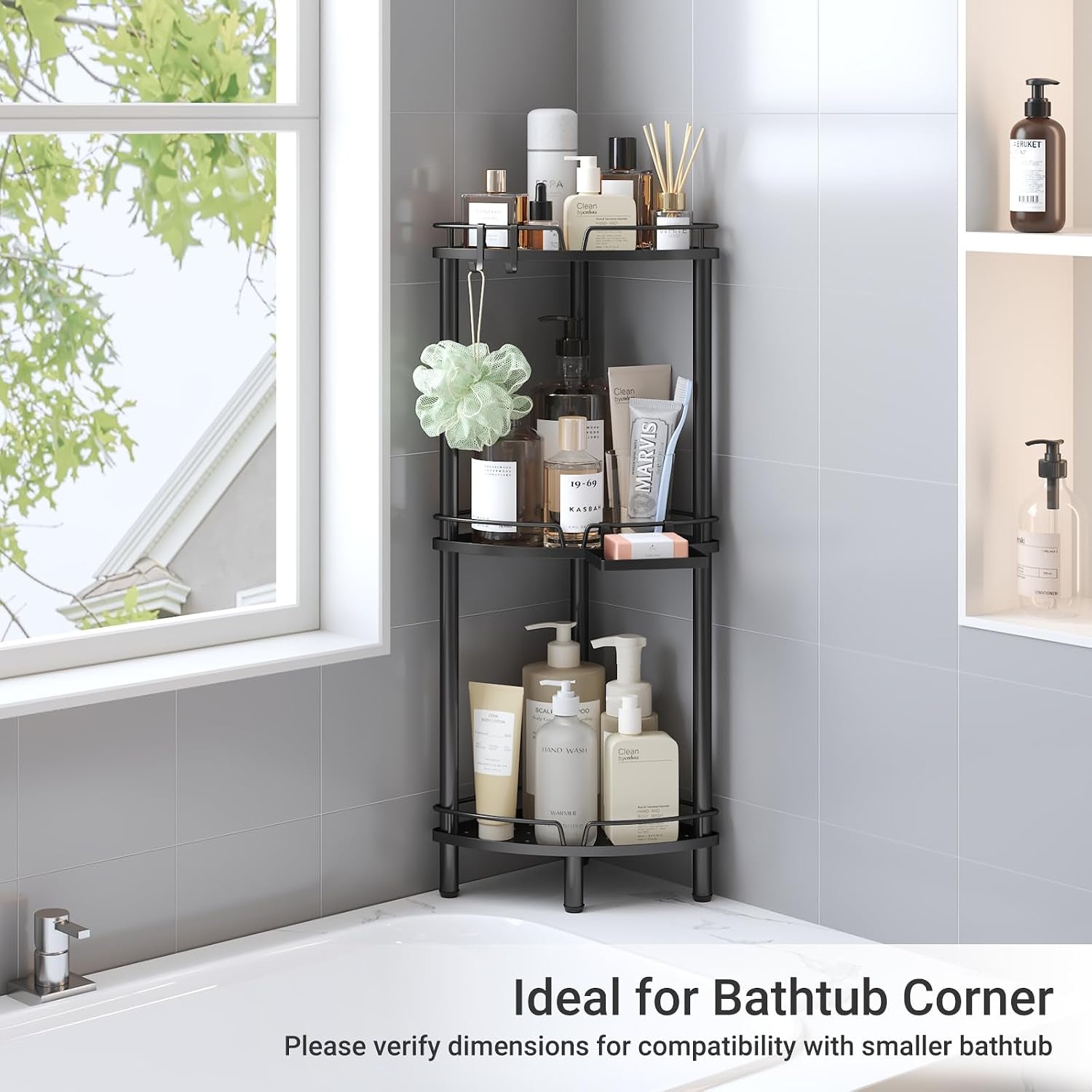 corner-shower-caddy-standing-3-tier-metal-shower-organizer-black