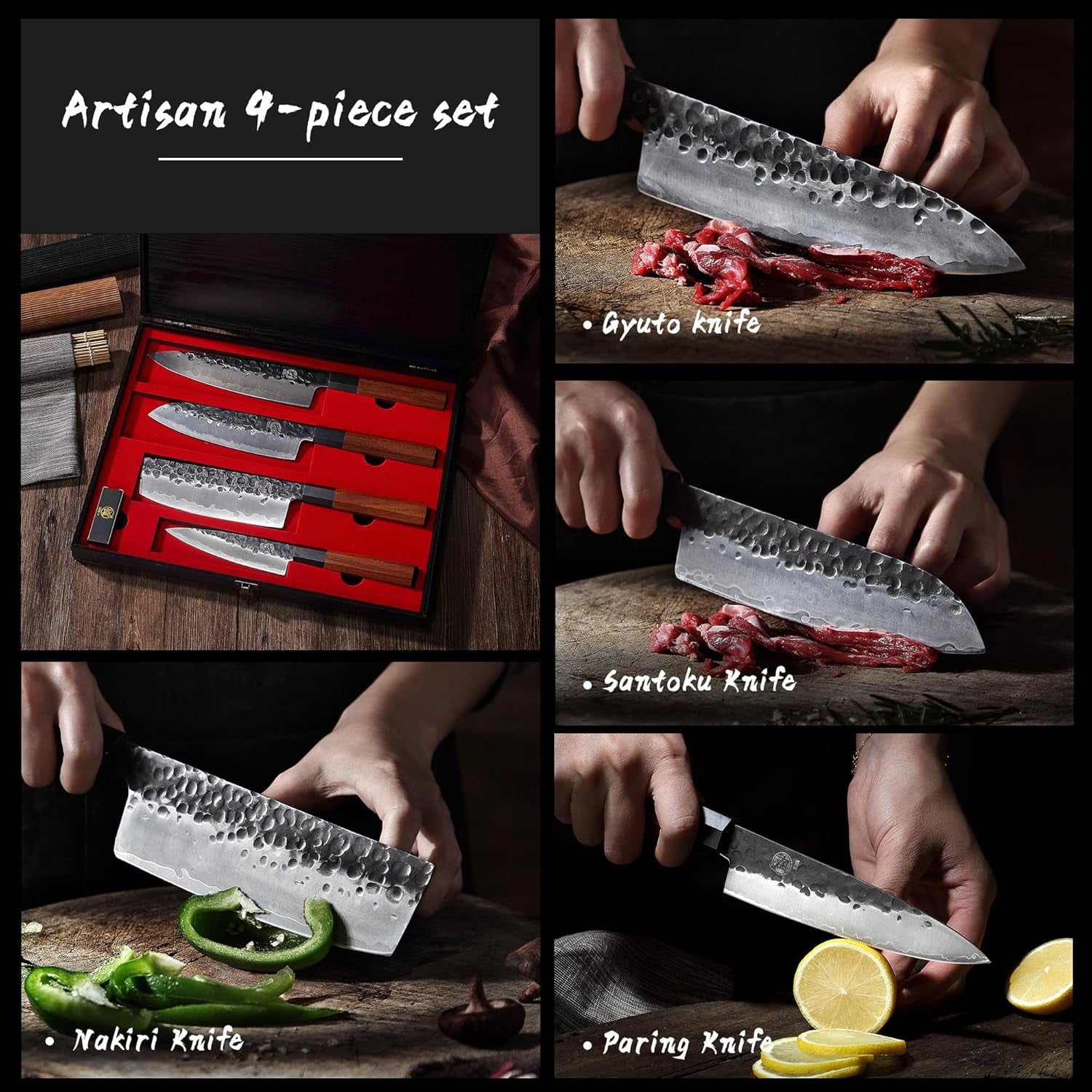 4-piece-japanese-chef-knife-set-san-mai-9cr18mov
