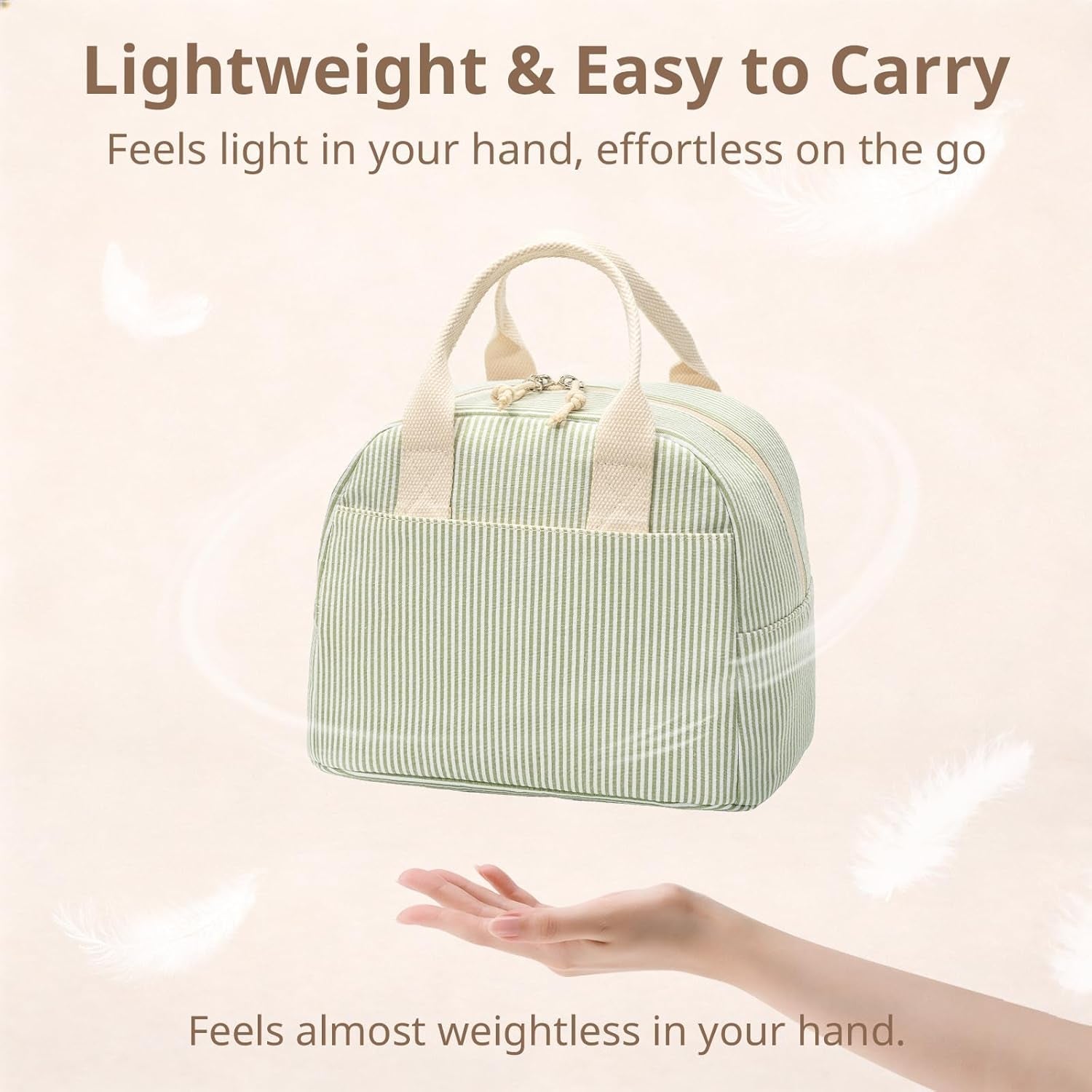 lunch-box-for-women-insulated-lunch-bag-green-stripe-tote