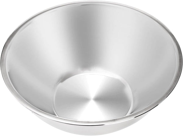 3 Pack Stainless Steel Mixing Bowls, 6 Quart Flat Base Stainless Steel Serving Bowls, 12.6 Inch Mirror Polish Large Metal Bowl Set for Kitchen Cooking, Baking, Prepping3