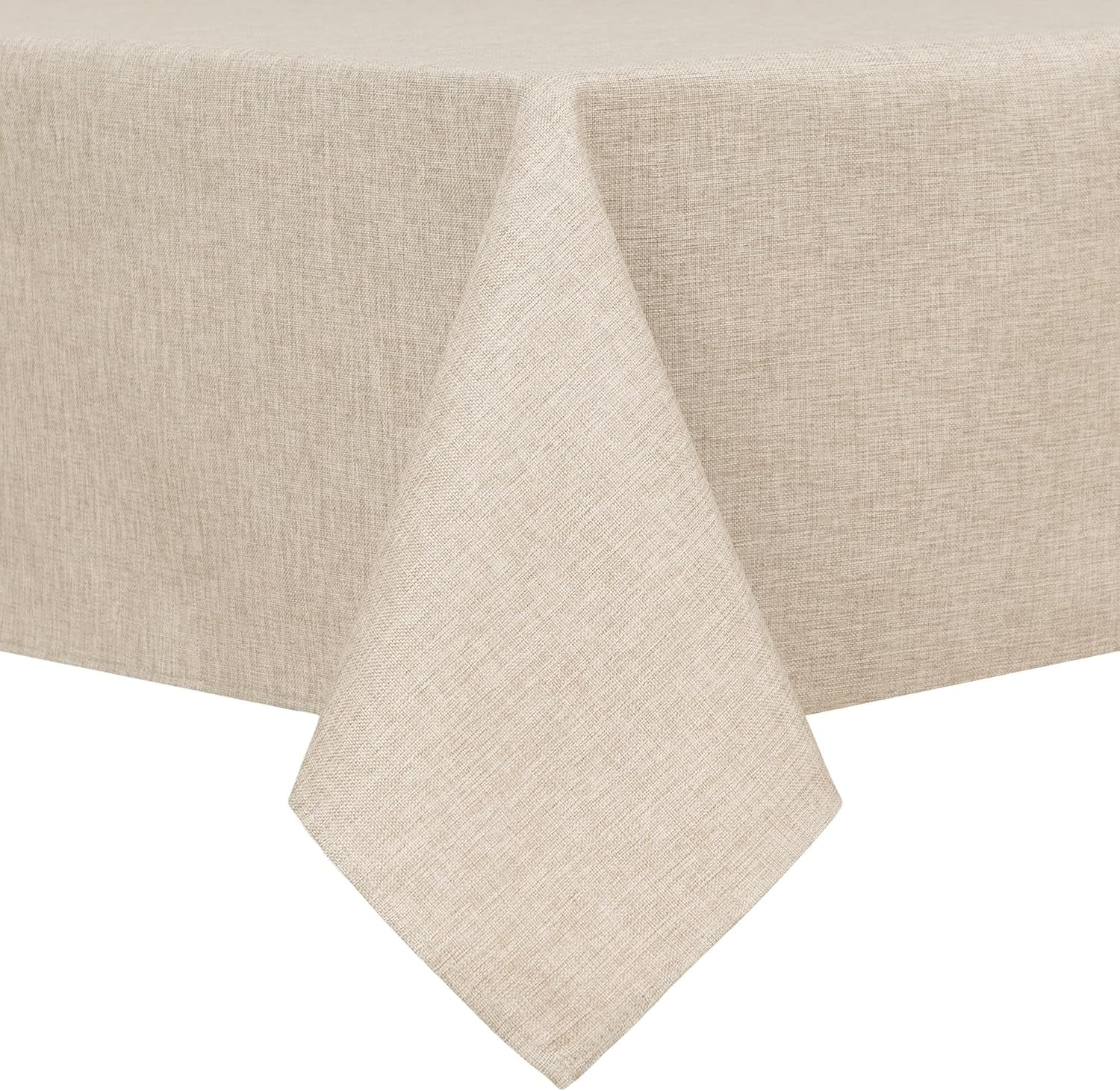 beige-faux-linen-rectangle-tablecloth-54-x-80-inch-for-dining-room