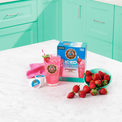 Iced Refreshers, Strawberry Açaí Flavor, Keurig Single Serve K-Cup Pods, 20 Count6