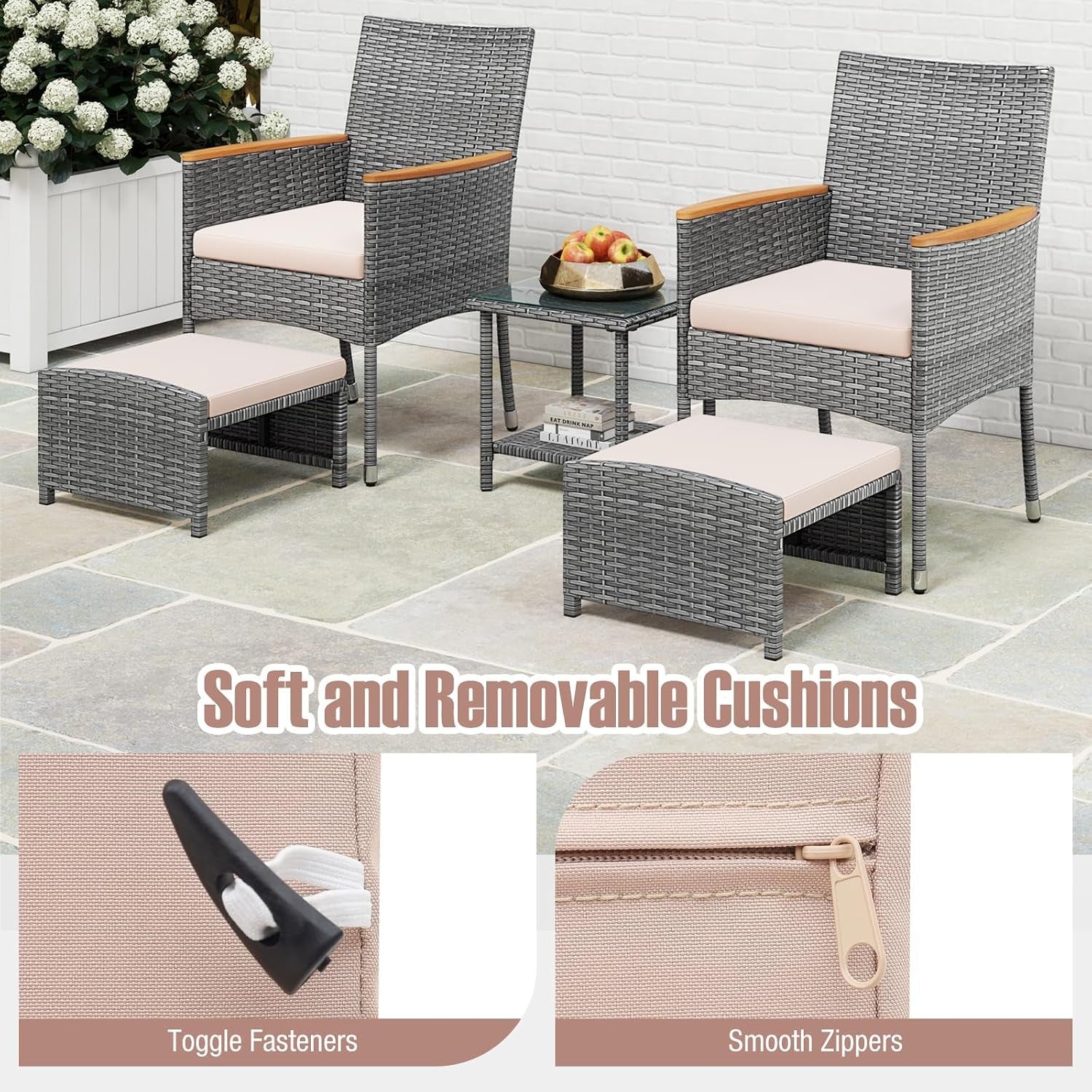 5-pieces-patio-conversation-set-outdoor-pe-rattan-chairs-with-soft-cushions-ottomans-tempered-glass-top-table-acacia-wood-armrests-patio-furniture-set-mix-grey-beige
