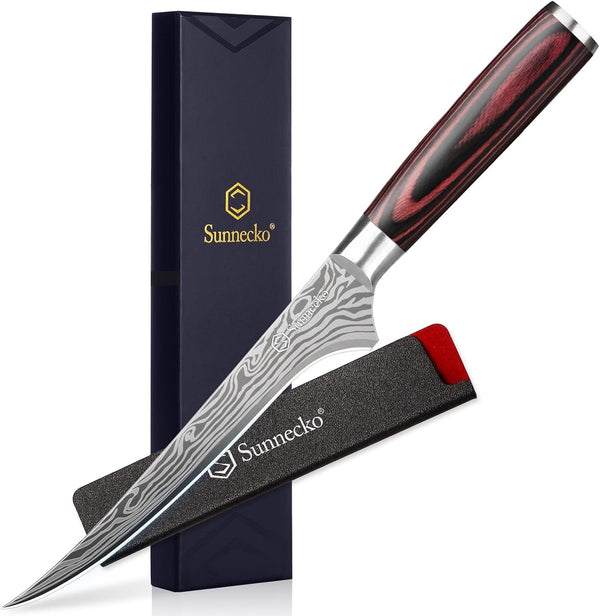 6 Inch Boning Knife, High Carbon German Steel Meat Butcher Knife1