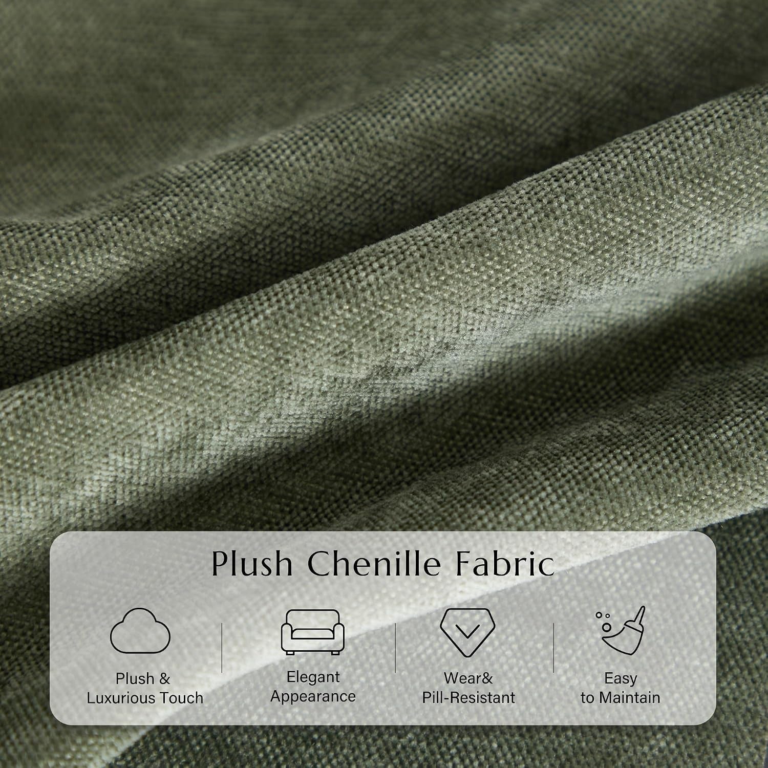 65-4-loveseat-sofa-chenille-love-seat-with-2-pillows-green
