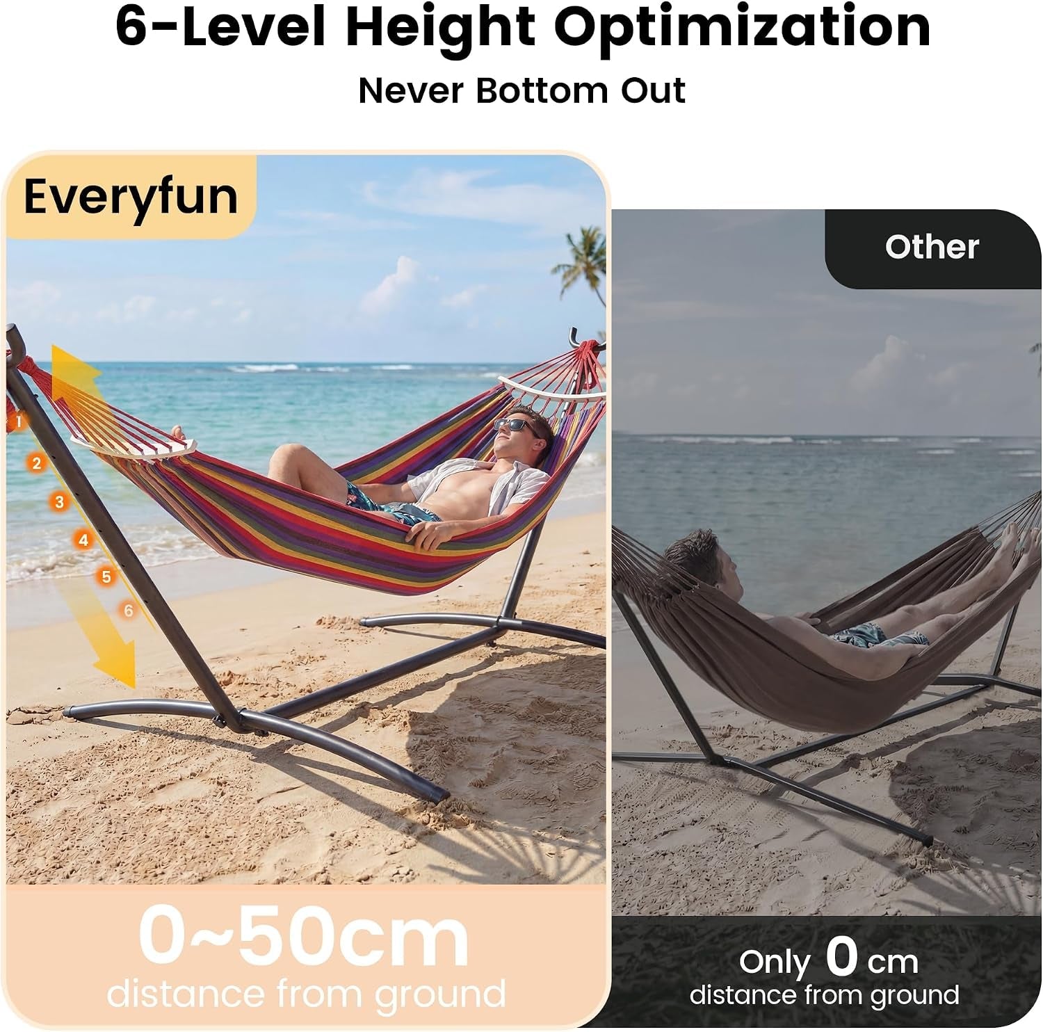 double-hammock-with-stand-for-2-person-600-lbs-heavy-duty-cotton-bed-with-steel-stand-free-standing-for-outdoor-indoor-patio-carrying-bag-included