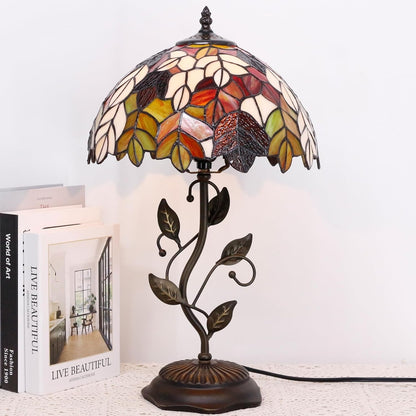Table Lamp Base Replacement Only (N (W 6 H 20 Inch)) | Fit for 8, 10, 12 Inch Tiffany Style Stained Glass Lampshade, Dark Bronze Finish, Resin, Push Switch on Cord9