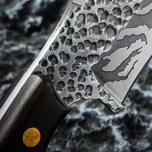 Meat Cleaver, 4.1 Inch High-Carbon Steel Kitchen Boning Knife Ultra-Sharp Butcher Knife Slicing Camping Barbecue Cleaver4