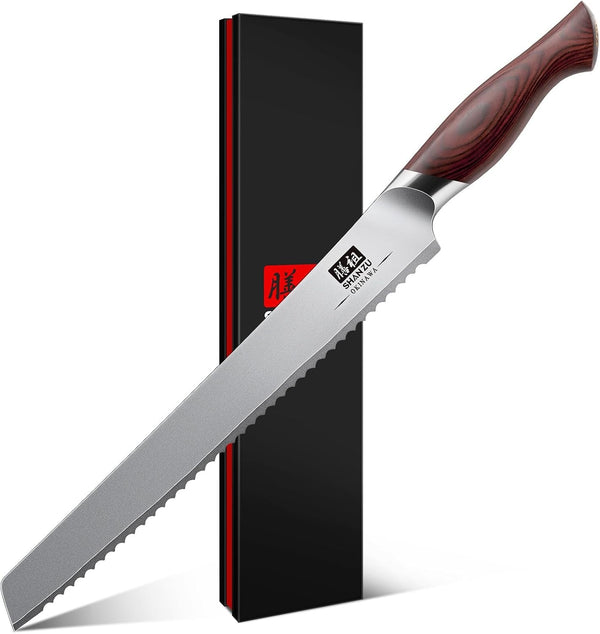 10 Inch Bread Knife, Razor Sharp Sourdough Slicing Knife1