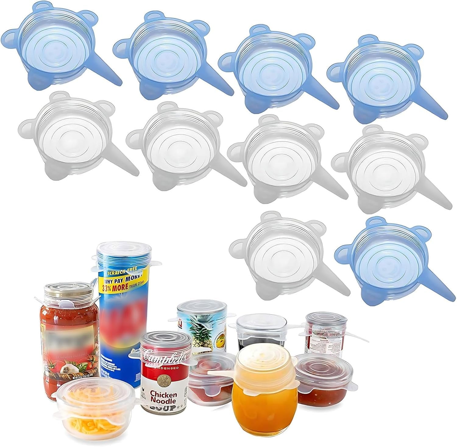 silicone-can-lids-10-pack-all-2-6-diameter-reusable-silicone-stretch-lids-for-pet-food-cans-bpa-free-seal-can-covers-for-yogurt-jars-soda-regular-mason-jars-canned-pet-foods
