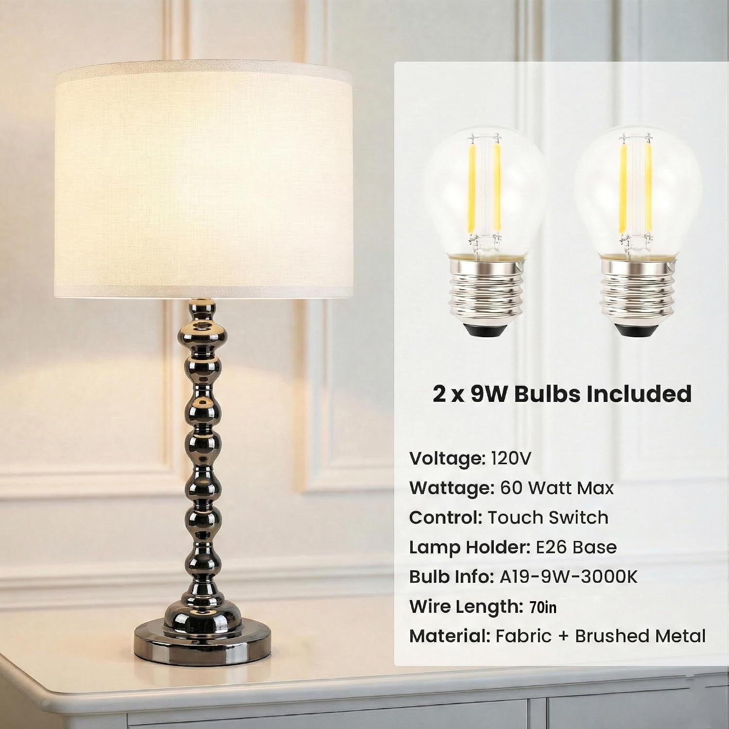 modern-gourd-table-lamps-set-of-2-touch-control-bedside-lamp-for-nightstand-with-usb-ports-3-way-dimmable-nightstand-lamps-for-living-room-bedroom-table-black