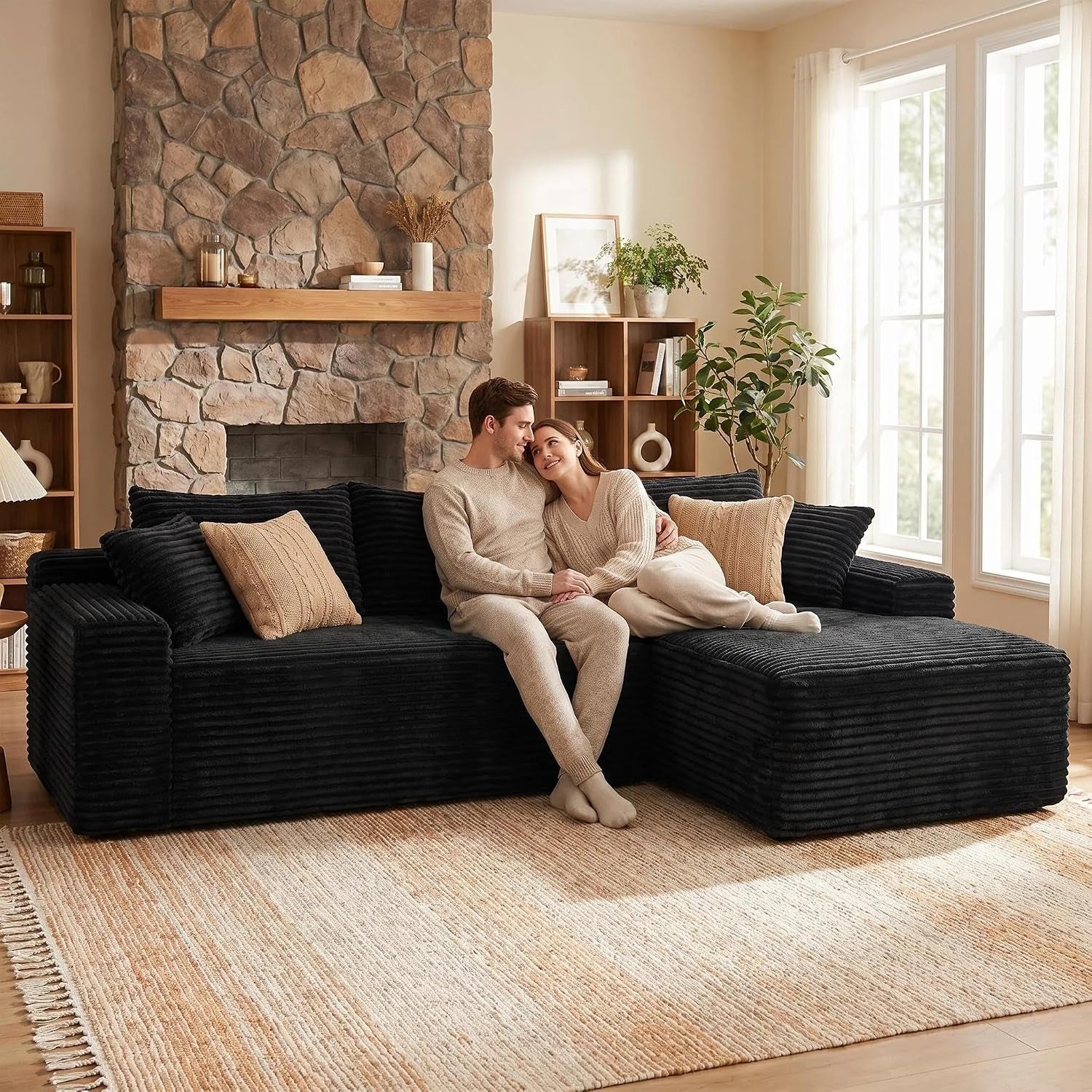 95-l-shaped-cloud-sectional-couch-right-facing-modular-compressed-boneless-sectional-sofa-with-chaise-lounge-plush-corduroy-boneless-corner-sofa-for-living-room