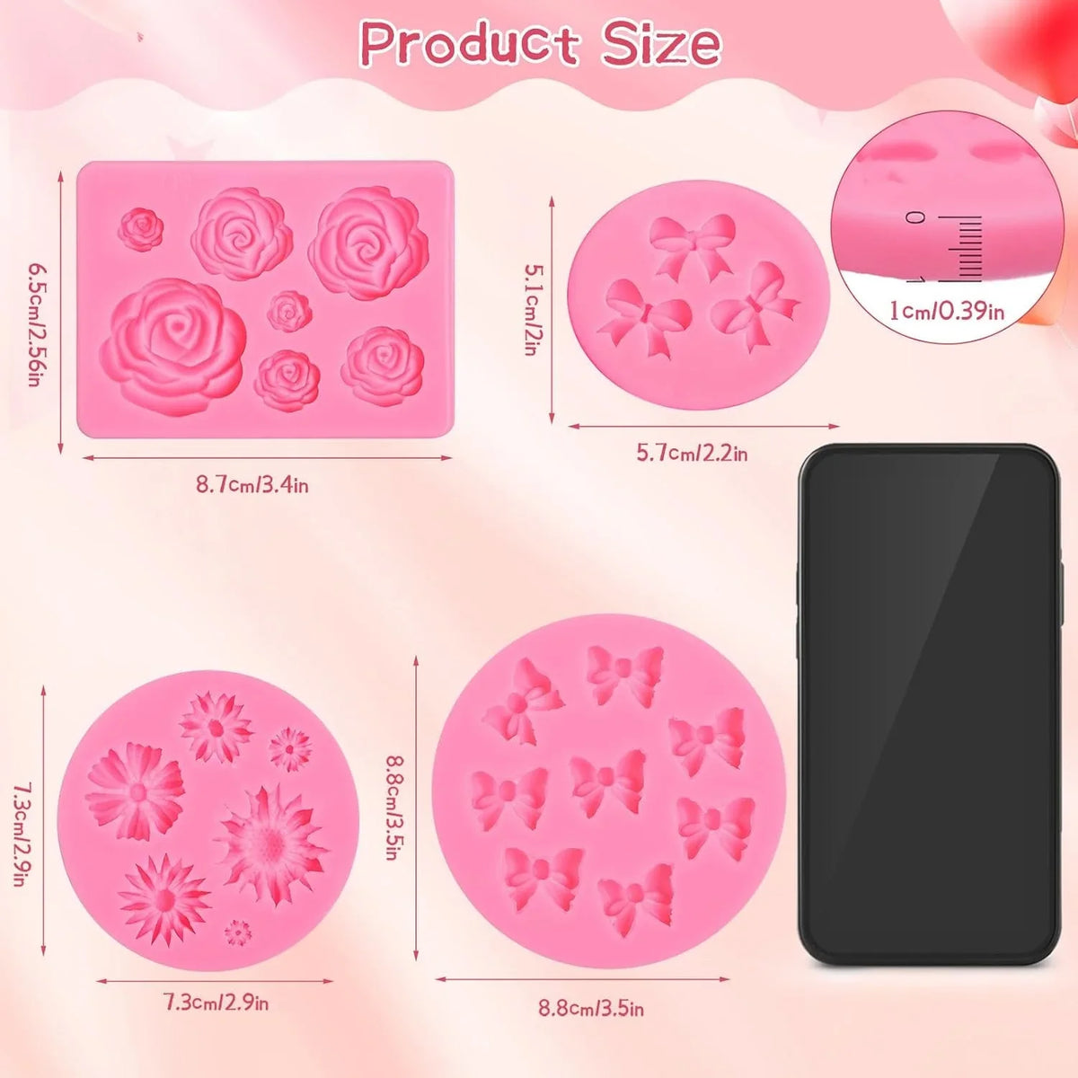 4-pcs-flower-bow-silicone-molds-for-chocolate-and-candy-flower-chocolate-molds-bow-candy-mold-silicone-for-wax-melts-wax-melts-birthday-cake-decoration