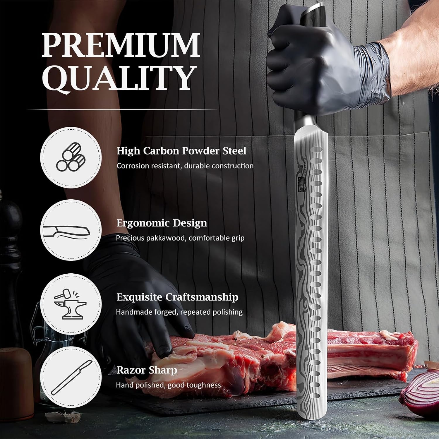 12-inch-slicing-kinfe-razor-sharp-brisket-knife-pakkawood-handle