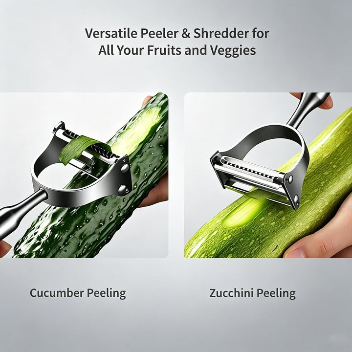 Multifunctional Vegetable Peeler Shredder Julienne Peeler+2