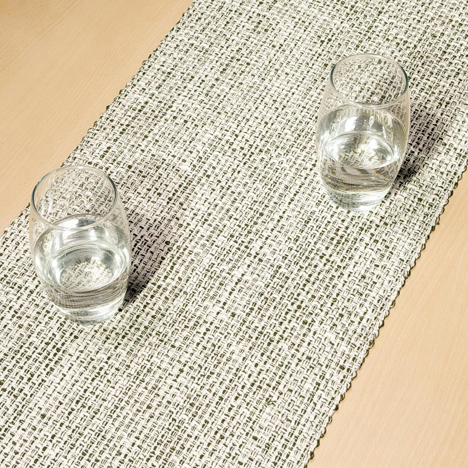 cotton-table-runner-13x72-inch-green-ivory-home-decor