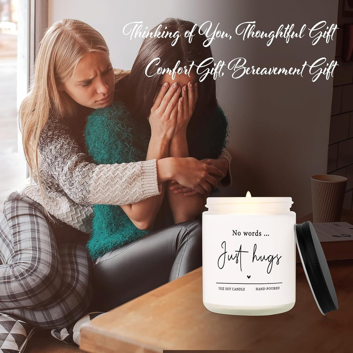 sympathy-gifts-for-loss-of-loved-one-no-words-just-hugs-candle