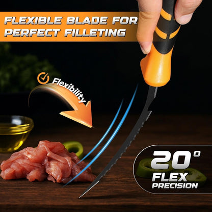 5 Inch Bait and Fillet Knife, Fishing and Boning Knife | Stainless Steel, Non-Slip Handle, Protective Sheath, for Fishing, Filleting and Deboning Fish and Meat7