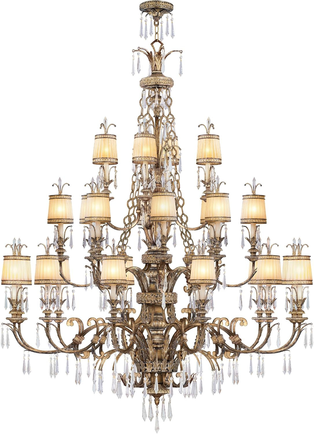 lighting-8910-65-chandelier-with-hand-crafted-gold-dusted-glass-shades-vintage-gold-leaf