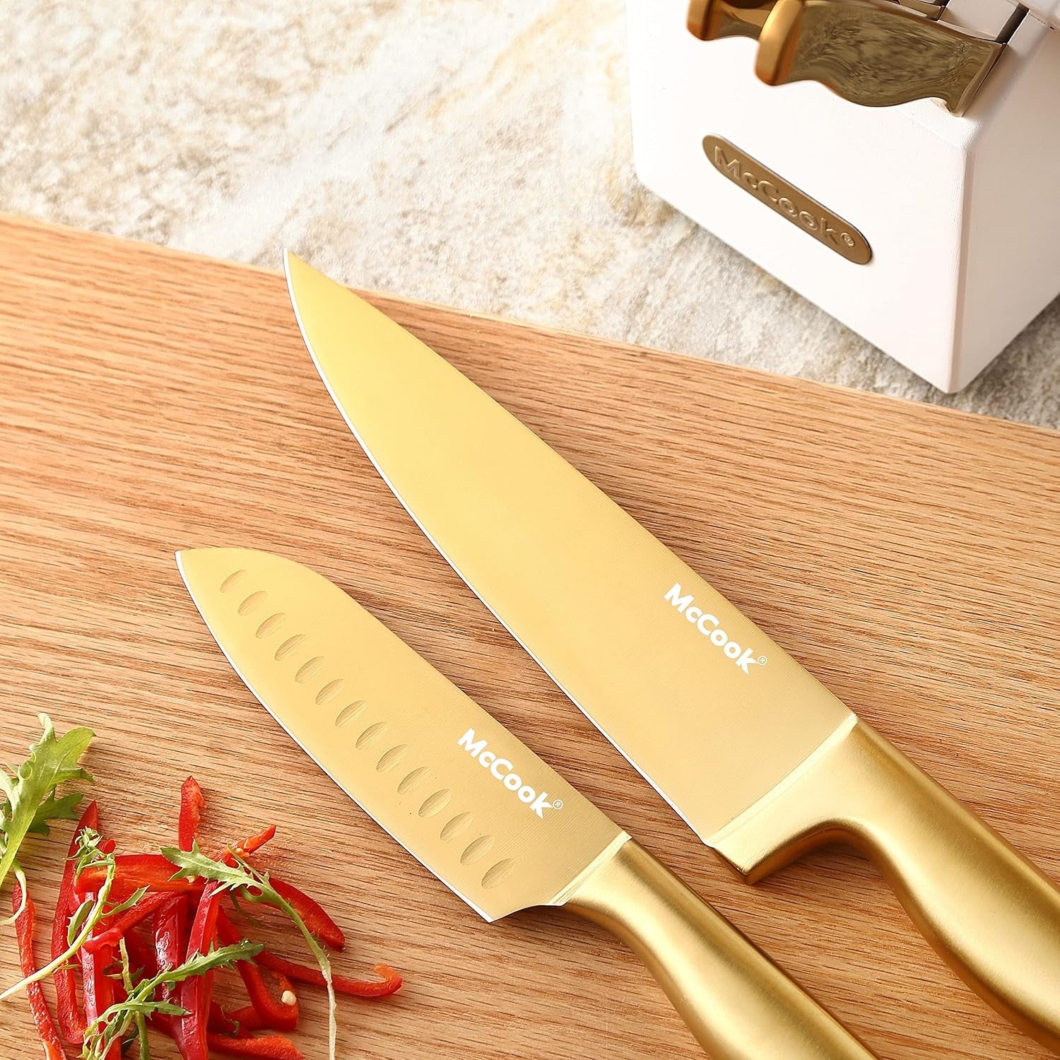 ®-kitchen-knife-sets-golden-titanium-stainless-steel-knives-block-set-with-built-in-sharpener-20-piece-knives-restaurant-grade-sharp-elegant-gold-stylish-wooden-block-for-modern-culinary-german-forged-stainless-steel-20-pc-razor-sharp-anti-rust-ergonomic-handles-full-tang-elegant-gold-gift-box