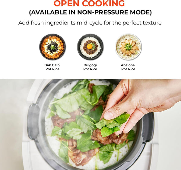 CUCKOO Twin Pressure Induction Rice Cooker, 12-Cup Cooked, CRP-OHTR0609FW | 6-Cup Uncooked Capacity, Nonstick Inner Pot, 14 Menus, Silent Pressure System, Quick Rice in 12-18 Minutes, Made in Korea11
