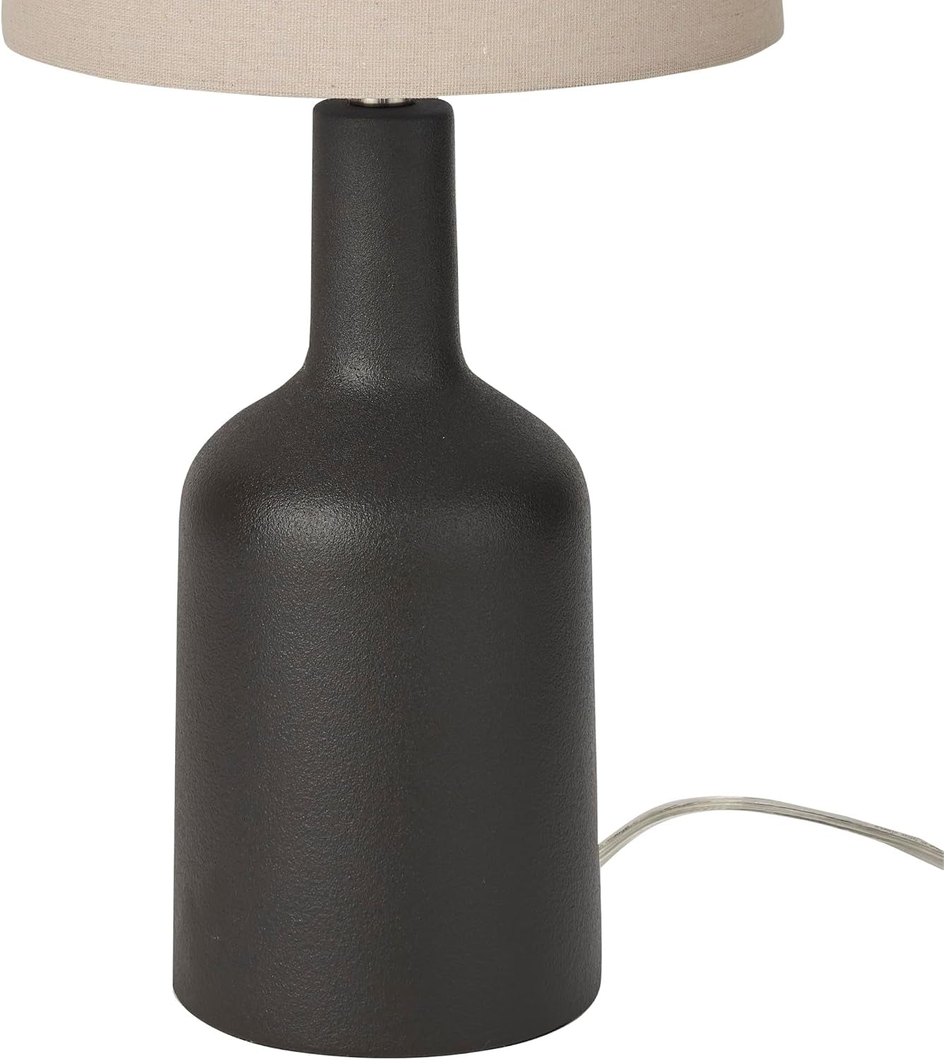 home-22-black-ceramic-table-lamp-with-oatmeal-linen-shade-for-modern-farmhouse-bedside-lamp-living-room-lamp-small-accent-lamp-for-dining-room