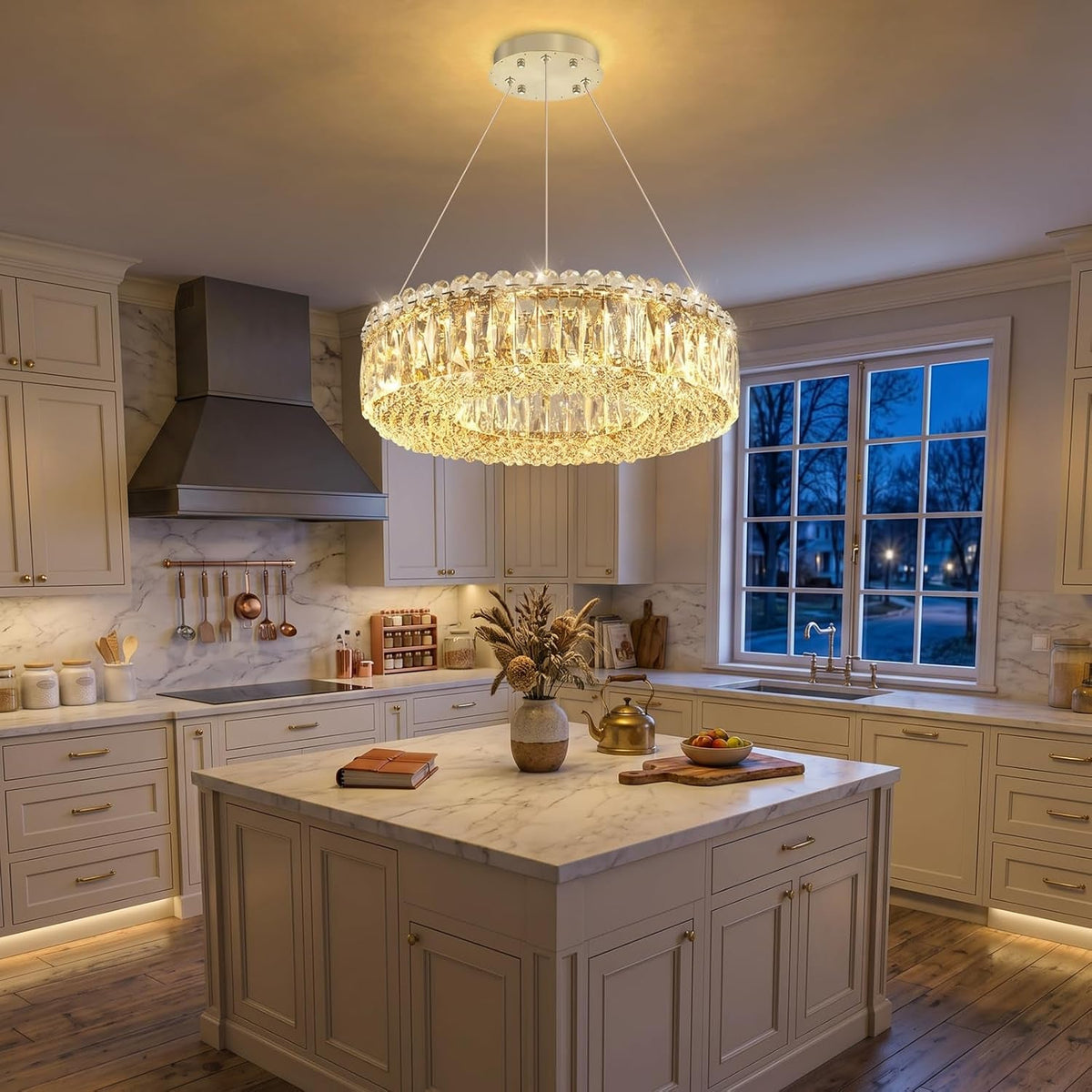 16-modern-crystal-pendant-lighting-for-dining-room-led-dimmable-chandeliers-crystal-ceiling-light-fixtures-for-living-room-foyer-hallway-entryway-silver