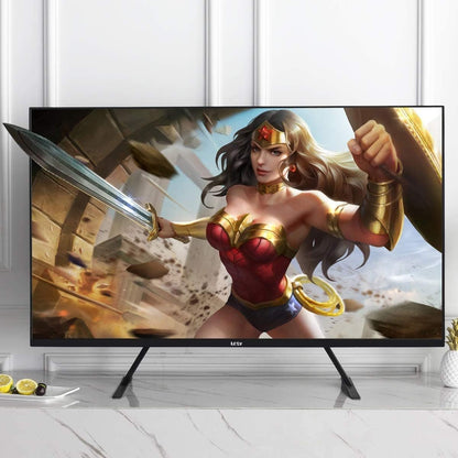 Universal TV Stand, Metal TV Legs for 20-65 Inch Lcd/Led/Oled/Plasma Flat&Curved Screen TV Height Adjustment with VESA 75X75Mm to 800X500Mm Max ML17602